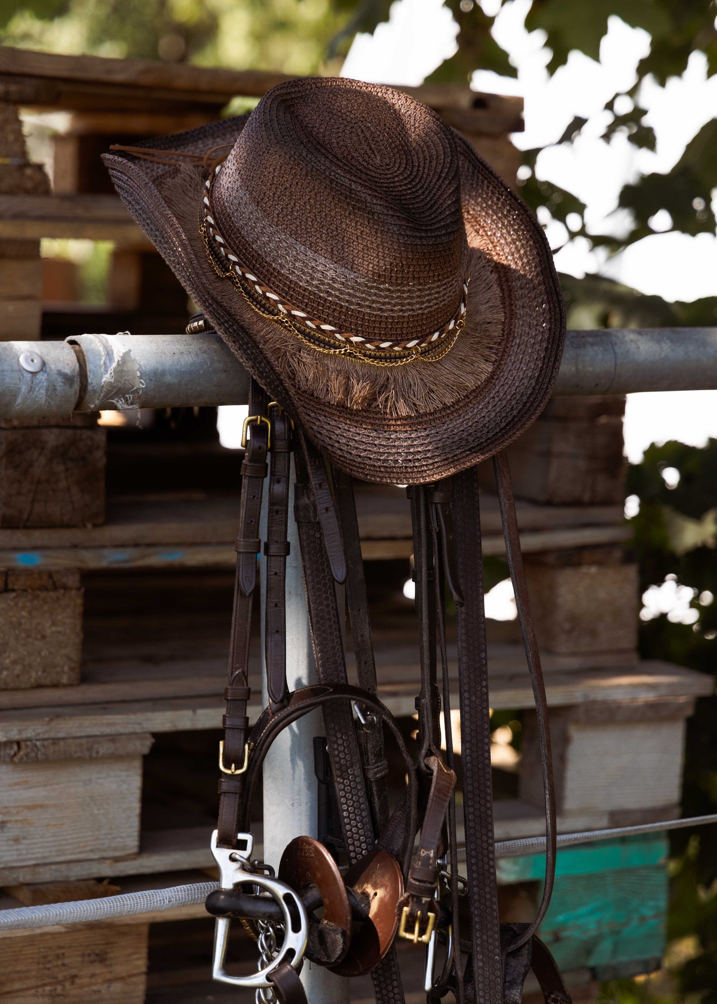 Cowgirl summer hat Brown