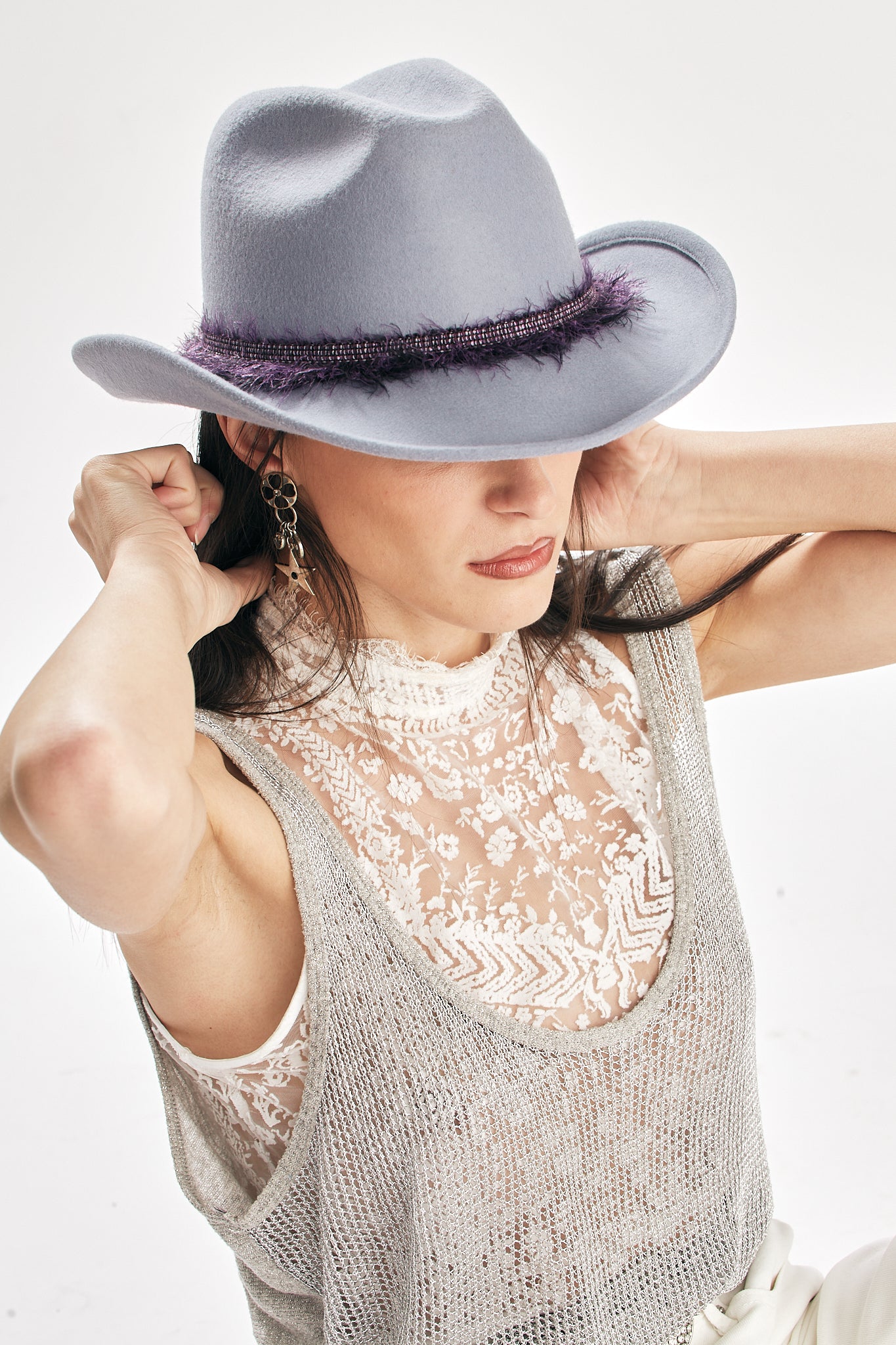 Cowgirl hat Blue